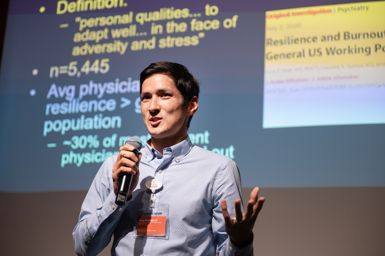 Wellness from the start at Faculty Onboarding